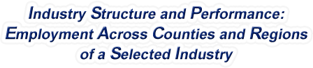 New Hampshire - Employment Across Counties and Regions of a Selected Industry