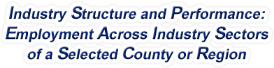 New Hampshire - Employment Across Industry Sectors of a Selected County or Region